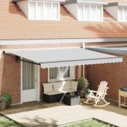 Markis Antracit 5 x 3 m Metall