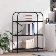 vidaXL Hyllsystem Svart ek 80 x 30 x 109 cm Konstruerat trä