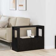 vidaXL Sideboard Svart ek 80 x 30 x 60 cm Konstruerat trä