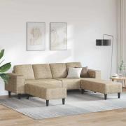 Soffset 3 pcs Ljusgrå Faux mockaläder