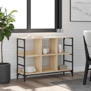 vidaXL Skänk Sonoma Ek 102x32x73,5 cm Konstruerat trä