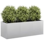 vidaXL Planteringskärl 120x40x40 cm galvaniserat stål