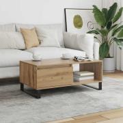 vidaXL Soffbord artisan ek 90x50x36,5 cm konstruerat trä