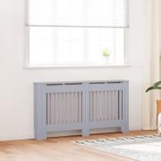 vidaXL Radiatorlock 2 pcs Grå 152 x 19 x 81.5 cm Konstruerat trä