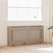vidaXL Radiatorlock 2 pcs Brun 172 x 19 x 81.5 cm Konstruerat trä