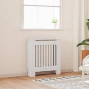 vidaXL Radiatorlock 2 pcs Vit 78 x 19 x 81.5 cm Konstruerat trä