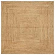 vidaXL Matta Beige 200 x 200 cm Jute