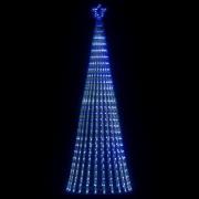 vidaXL LED julgran 475 LEDs blå 247 cm