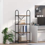 vidaXL Hyllsystem Gammalt trä 60 x 30 x 146 cm Konstruerat trä
