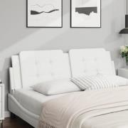 vidaXL Headboard Cushion "Zadar" White 152 cm Faux Leather
