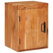 vidaXL Sängbord Brun 35 x 33 x 48 cm Massivt Trä Akacia