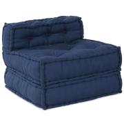 vidaXL Modulär soffa Indigo 70 x 70 x 54 cm tyg