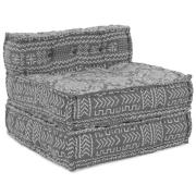 vidaXL Modulär soffa Ljusgrå 70 x 70 x 56 cm tyg