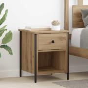 vidaXL Nattduksbord artisan ek 40 x 42 x 50 cm Konstruerat trä