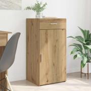 vidaXL Sideboard med låda artisan ek 42,5 x 40 x 93 cm Konstruerat trä
