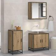 vidaXL Sideboard Artisan Ek 35,5 x 35 x 76 cm