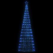vidaXL LED julgran 550 LEDs blå 304 cm