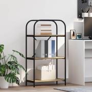 vidaXL Hyllsystem Sonoma ek 60 x 30 x 109 cm Konstruerat trä