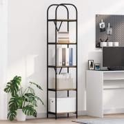 vidaXL Hyllsystem artisan ek 40 x 30 x 183 cm Konstruerat trä