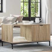 vidaXL Kaffeebord Sonoma ek 90 x 49 x 46 cm Konstruerat trä