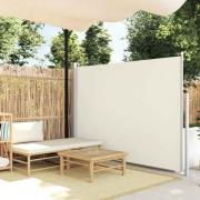 vidaXL Infällbar sidomarkis 170x300 cm gräddvit