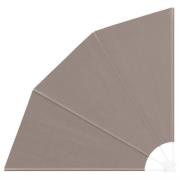 vidaXL Balkongskärm Taupe 160 x 160 cm tyg
