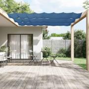 vidaXL Markis vertikal blå 140x600 cm oxfordtyg