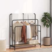 vidaXL Klädställning Artisan Ek 90 x 30 x 100,5 cm Konstruerat trä