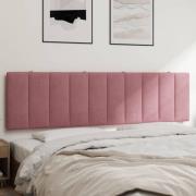 vidaXL Headboard Cushion "Hanko" Pink 180 cm Velvet
