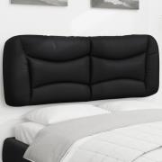 vidaXL Headboard Cushion "Hvar" Black 120 cm Faux Leather