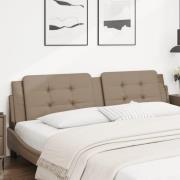 vidaXL Headboard Cushion "Zadar" Cappuccino 200 cm Faux Leather