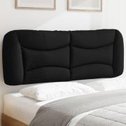 vidaXL Headboard Cushion "Hvar" Black 120 cm Fabric