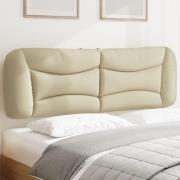 vidaXL Headboard Cushion "Hvar" Cream 160 cm Fabric