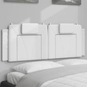vidaXL Headboard Cushion "Viana" White 120 cm Faux Leather