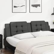 vidaXL Headboard Cushion "Zadar" Black 180 cm Faux Leather