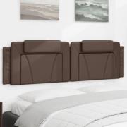 vidaXL Headboard Cushion "Viana" Brown 180 cm Faux Leather