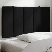 vidaXL Headboard Cushion "Hanko" Black 90 cm Velvet