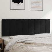 vidaXL Headboard Cushion "Hanko" Black 160 cm Velvet