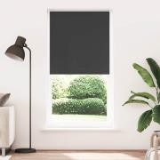 vidaXL Rullgardin mörkläggning svart 95x230 cm tyg bredd 90,7 cm