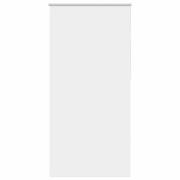 vidaXL Rullgardin mörkläggning vit 110x210 cm tygbredd 105,7 cm