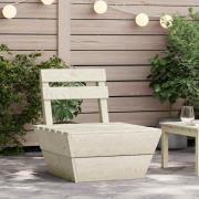 vidaXL Mittensektion till pallsoffa impregnerat granträ