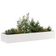 vidaXL Planteringskärl 280x80x40 cm rostfritt stål