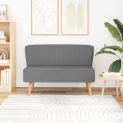 vidaXL Soffa 117x55,5x77 cm tyg ljusgrå