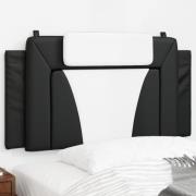 vidaXL Headboard Cushion "Viana" Black and White 100 cm Faux Leather
