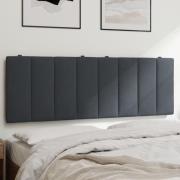 vidaXL Headboard Cushion "Hanko" Dark Grey 140 cm Velvet
