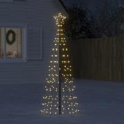 vidaXL LED julgran med spikar 220 LED varmvit 180 cm