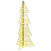 vidaXL Julgran med 100 LED-lampor Varmvit 120 cm PET