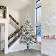 vidaXL Julprydnad Set 3 pcs Guld