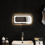 vidaXL Badrumsspegel LED 40x20 cm
