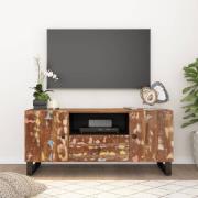 vidaXL TV-skåp 105x33,5x46 cm massivt återvunnet och konstruerat trä